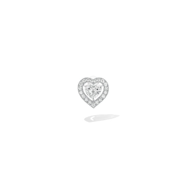 Messika Joy Coeur Diamond Heart Single Stud Earring