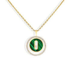 Messika Lucky Move Small Malachite Necklace