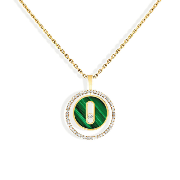 Messika Lucky Move Small Malachite Necklace