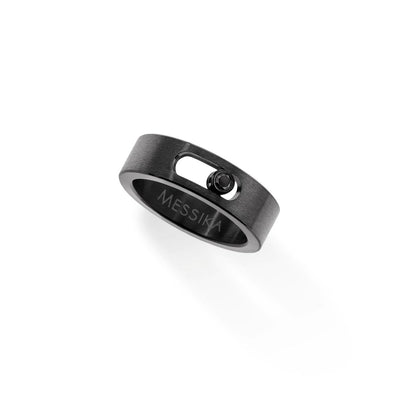 Messika Move Small Black Titanium and Black Diamond Ring - Messika product