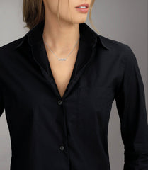 Messika Baby Move Cage Diamond Necklace in White Gold