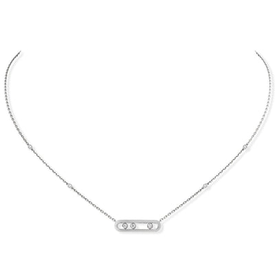 Messika Baby Move Cage Diamond Necklace in White Gold - Messika product