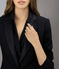 Messika Move Uno Pave Diamond Station Bracelet