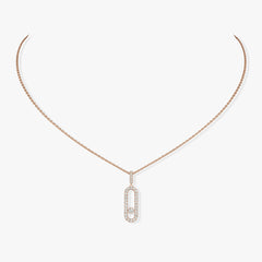 Messika Move Uno Pave LM Diamond Necklace