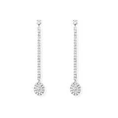 Messika Glam'Azone Diamond Oval Dangle Earrings