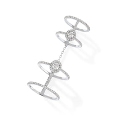 Messika Glam'Azone Pavé Diamond Double Ring