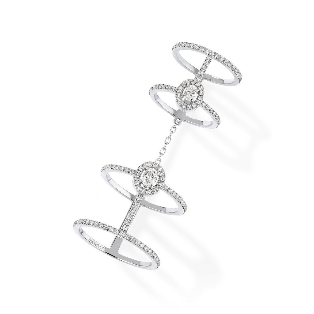 Messika Glam'Azone Pavé Diamond Double Ring