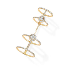 Messika Glam'Azone Pavé Diamond Double Ring