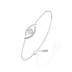 Messika Lucky Evil Eye Diamond Chain Bracelet