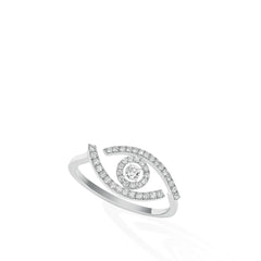 Messika Lucky Evil Eye Pavé Diamond Ring