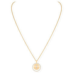 Messika Lucky Move MM Diamond Circle Necklace