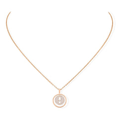 Messika Lucky Move PM Pavé Diamond Circle Necklace
