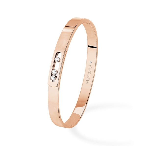 Messika Move Noa Diamond Bangle In Yellow Gold