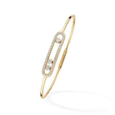 Messika Move Pavé Diamond Thin Bangle - Messika product