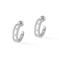 Messika Move Pavé Diamond Hoop Earrings