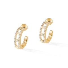 Messika Move Pavé Diamond Hoop Earrings