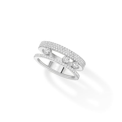 Messika Move Romane Pavé Diamond Band Ring - Messika product
