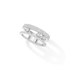 Messika Move Romane Pavé Diamond Band Ring