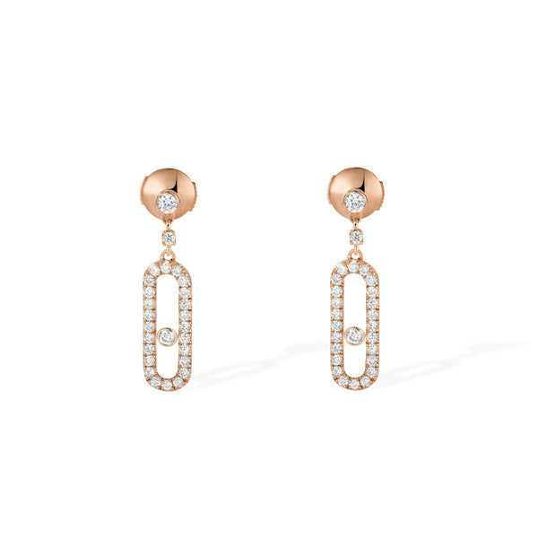 Messika Move Uno Pavé Diamond Drop Earrings