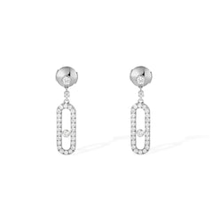 Messika Move Uno Pavé Diamond Drop Earrings