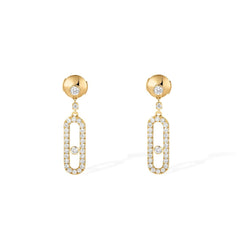 Messika Move Uno Pavé Diamond Drop Earrings