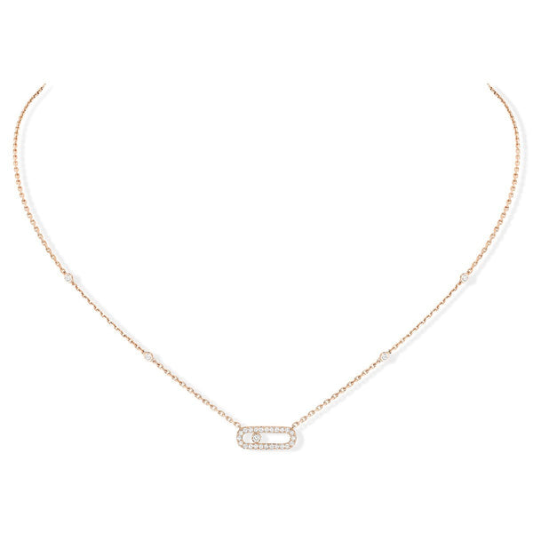 Messika Move Uno Pavé Diamond Necklace