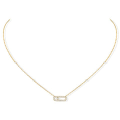 Messika Move Uno Pavé Diamond Necklace