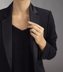 Messika Move Uno Size 6.25 Pavé Diamond Cage Ring in White Gold