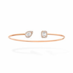 Messika My Twin Toi & Moi Thin Diamond Cuff