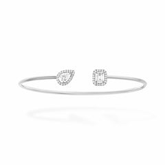 Messika My Twin Toi & Moi Thin Diamond Cuff