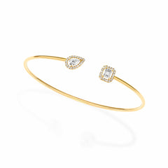 Messika My Twin Toi & Moi Thin Diamond Cuff
