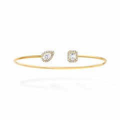 Messika My Twin Toi & Moi Thin Diamond Cuff