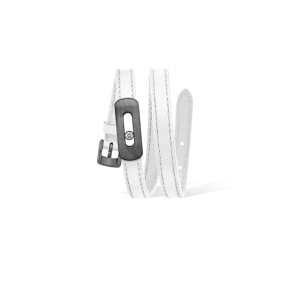 Messika My Move Graphite Titanium Motif Bracelet