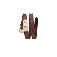 Messika My Move Rose Gold Pave Diamond Motif Bracelet