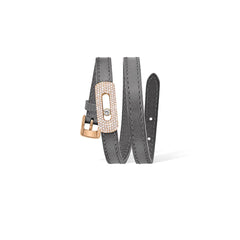 Messika My Move Rose Gold Pave Diamond Motif Bracelet