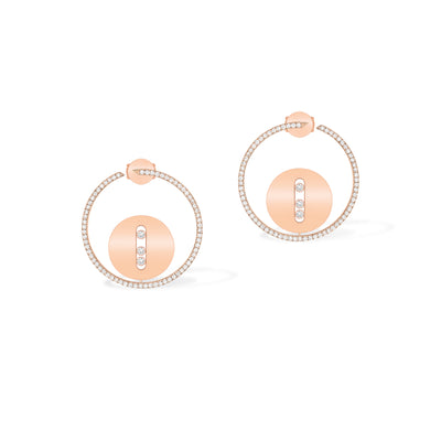 Messika Lucky Move Pavé Diamond Hoop Earrings - Messika product