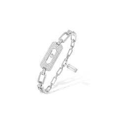 Messika My Move Pave Diamond Link Bracelet