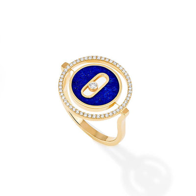 Messika Yellow Gold Lucky Move PM Lapis Ring - Messika product