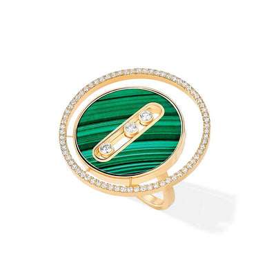 Messika Yellow Lucky Move LM Malachite Ring - Messika product