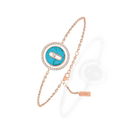 Messika Lucky Move PM Turquoise Rose Gold Bracelet - Messika product