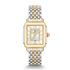 Michele Deco Madison Mid Two Tone Diamond Dial Watch