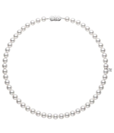 Mikimoto 5.5mm A Pearl Strand Necklace 18" - Yellow Gold - Mikimoto product