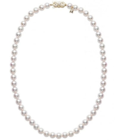 Mikimoto 7mm A Akoya Pearl Necklace – 18K Yellow Gold - Mikimoto product
