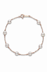 Mikimoto Akoya Pearl Station Bracelet
