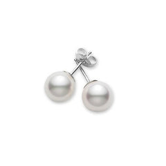 Mikimoto 9mm AA Pearl Stud Earrings