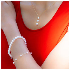Mikimoto Akoya Pearl Station Bracelet