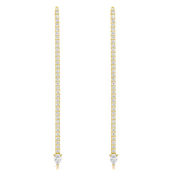 Carbon & Hyde Millo Diamond Drop Earrings