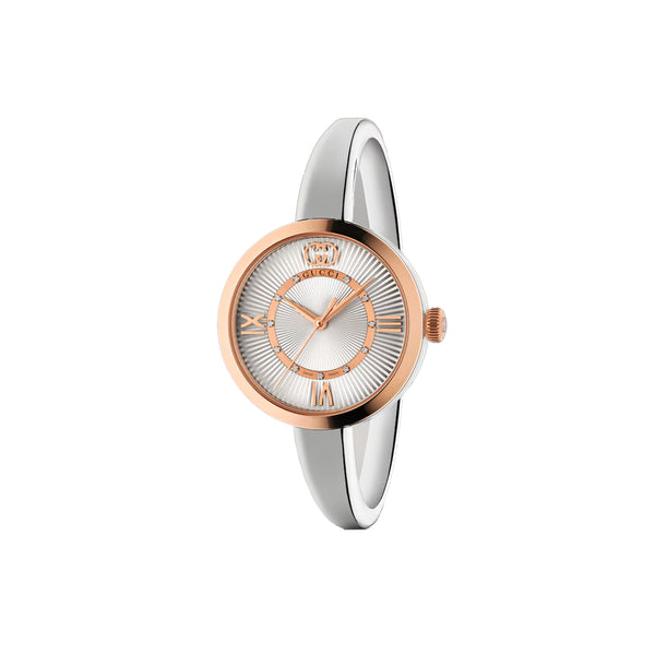 Gucci Model 2000 Rose Gold Bezel Watch - 24mm
