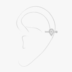 Messika My Twin Single Pear Diamond Ear Clip