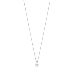 Mikimoto Akoya Pearl and Diamond Necklace